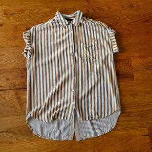 Jane + Delancy Women's stripped button down (size s)